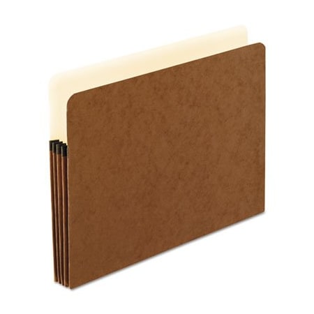 Tops Business Forms Pendaflex, SMART SHIELD FILE POCKET, 3.5in EXPANSION, LETTER SIZE, RED FIBER, 10PK 1524EAM